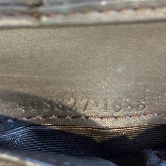 Gucci Men's GG Supreme Canvas Bifold Wallet in Beige with Green/Red Stripe - Picture 6 of 8